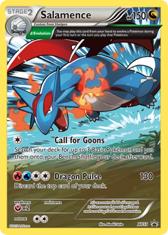 Pokemon XY Black Star Promos Salamence - XY59