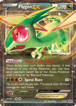 Pokemon XY Black Star Promos Flygon-EX - XY61