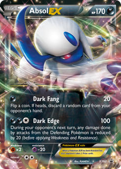 Pokemon XY Black Star Promos Absol-EX - XY62