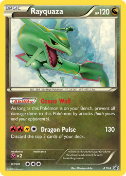 Pokemon XY Black Star Promos Rayquaza - XY64