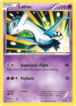 Pokemon XY Black Star Promos Latios - XY65