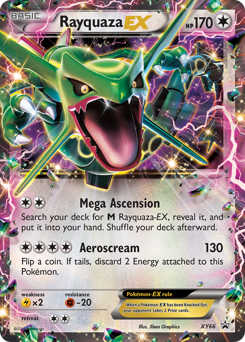 Pokemon XY Black Star Promos Rayquaza-EX - XY66