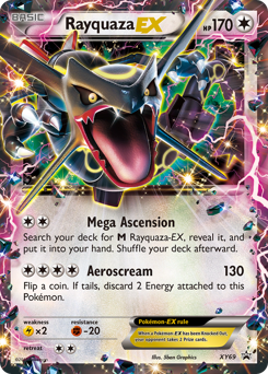 Pokemon XY Black Star Promos Rayquaza-EX - XY69
