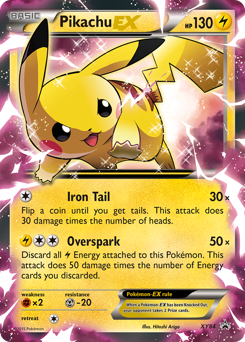 Pokemon XY Black Star Promos Pikachu-EX - XY84