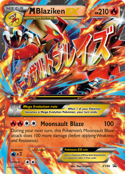 Pokemon XY Black Star Promos M Blaziken-EX - XY86