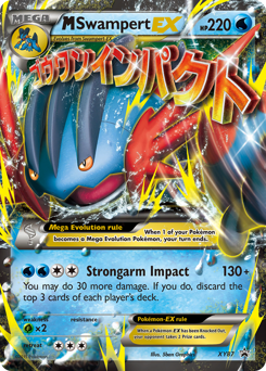 Pokemon XY Black Star Promos M Swampert-EX - XY87