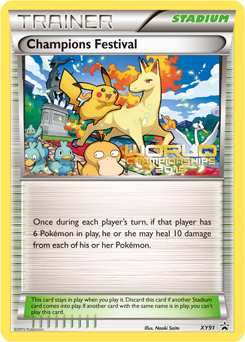 Pokemon XY Black Star Promos Champions Festival - XY91