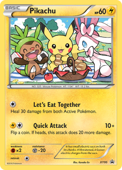 Pokemon XY Black Star Promos Pikachu - XY95