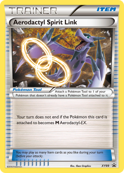 Pokemon XY Black Star Promos Aerodactyl Spirit Link - XY99