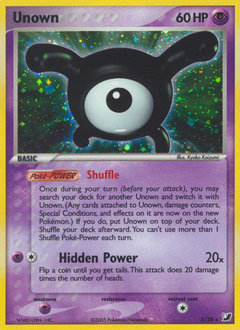 Pokemon Unseen Forces Unown - X