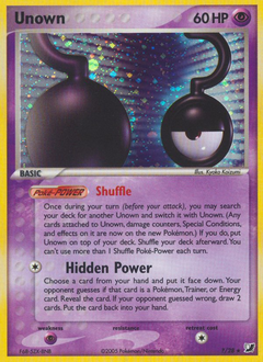 Pokemon Unseen Forces Unown - ?