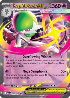 Pokemon Ascended Heroes Mega Gardevoir ex - 89