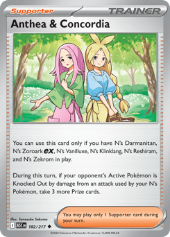 Pokemon Ascended Heroes Anthea & Concordia - 182
