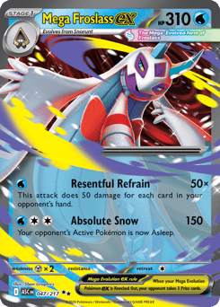 Pokemon Ascended Heroes Mega Froslass ex - 47