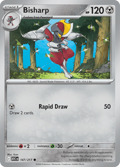 Pokemon Ascended Heroes Bisharp - 147