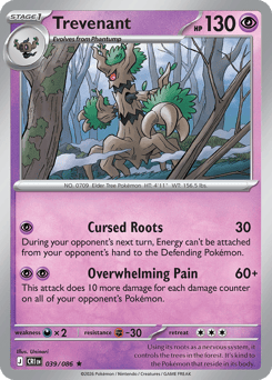 Pokemon Chaos Rising Trevenant - 39