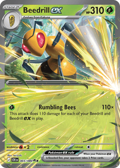 Pokemon Chaos Rising Beedrill ex - 3