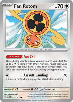 Pokemon Ascended Heroes Fan Rotom - 171
