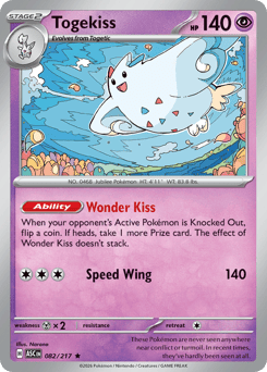 Pokemon Ascended Heroes Togekiss - 82