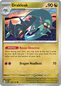 Pokemon Ascended Heroes Drakloak - 159
