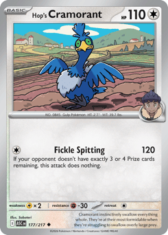 Pokemon Ascended Heroes Hop's Cramorant - 177