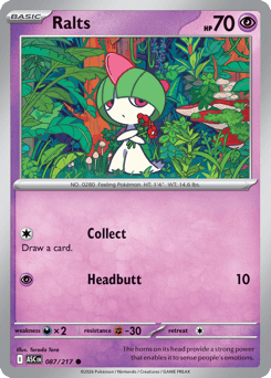 Pokemon Ascended Heroes Ralts - 87