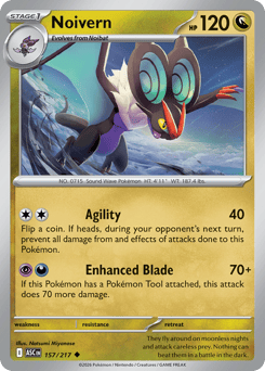 Pokemon Ascended Heroes Noivern - 157