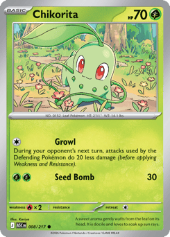 Pokemon Ascended Heroes Chikorita - 8
