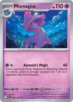 Pokemon Ascended Heroes Mismagius - 86