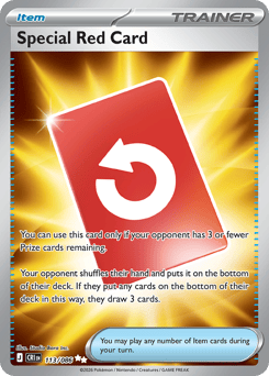 Pokemon Chaos Rising Special Red Card - 113