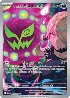 Pokemon Ascended Heroes Cynthia's Spiritomb - 244