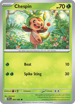 Pokemon Chaos Rising Chespin - 5
