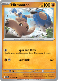 Pokemon Ascended Heroes Hitmontop - 102