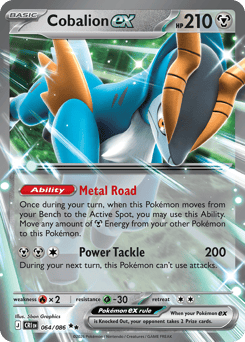 Pokemon Chaos Rising Cobalion ex - 64