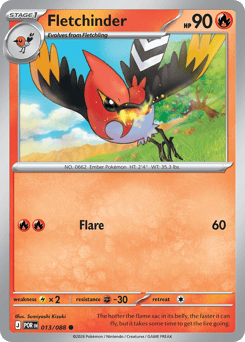 Pokemon Perfect Order Fletchinder - 13