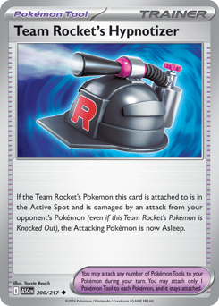 Pokemon Ascended Heroes Team Rocket's Hypnotizer - 206