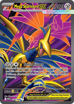 Pokemon Perfect Order Mega Skarmory ex - 106