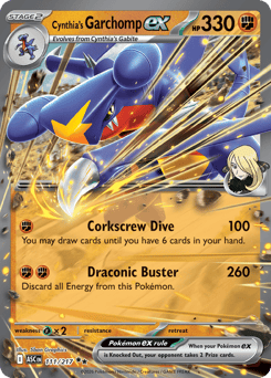 Pokemon Ascended Heroes Cynthia's Garchomp ex - 111