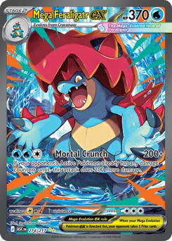 Pokemon Ascended Heroes Mega Feraligatr ex - 274