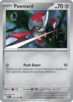 Pokemon Ascended Heroes Pawniard - 146