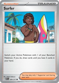 Pokemon Ascended Heroes Surfer - 200