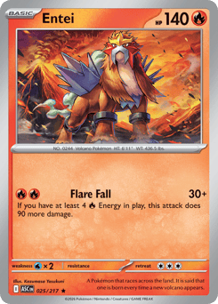 Pokemon Ascended Heroes Entei - 25