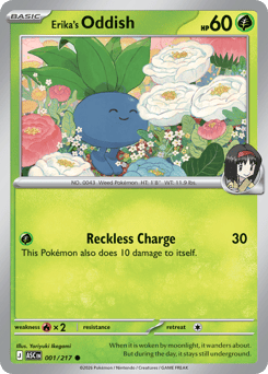 Pokemon Ascended Heroes Erika's Oddish - 1