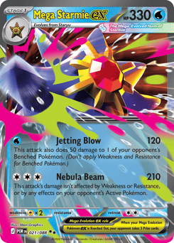 Pokemon Perfect Order Mega Starmie ex - 21