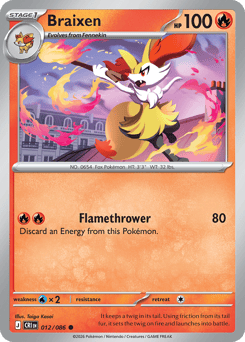 Pokemon Chaos Rising Braixen - 12