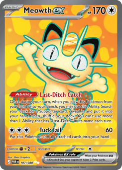 Pokemon Perfect Order Meowth ex - 107