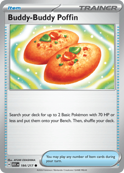 Pokemon Ascended Heroes Buddy-Buddy Poffin - 184