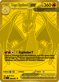 Pokemon Ascended Heroes Mega Charizard Y ex - 294