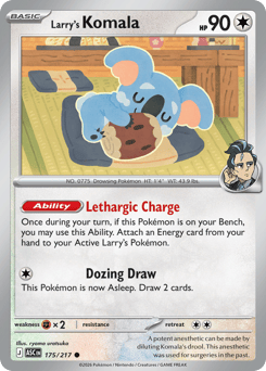 Pokemon Ascended Heroes Larry's Komala - 175