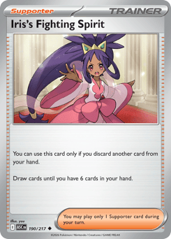 Pokemon Ascended Heroes Iris's Fighting Spirit - 190